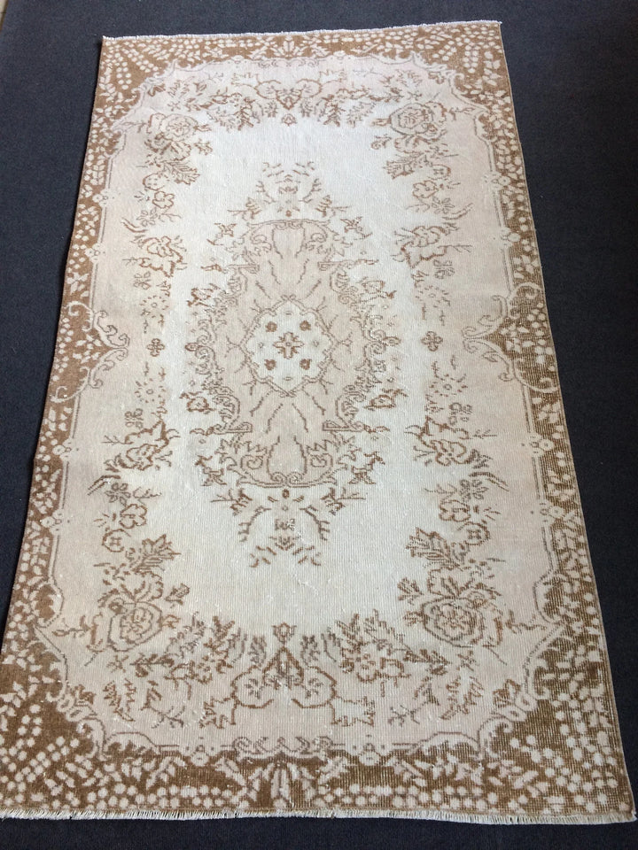 Rust Turkish Runner Rug 3' x 7' Hand-Knotted | No. WR82839
