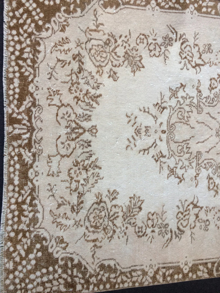 Rust Turkish Runner Rug 3' x 7' Hand-Knotted | No. WR82839