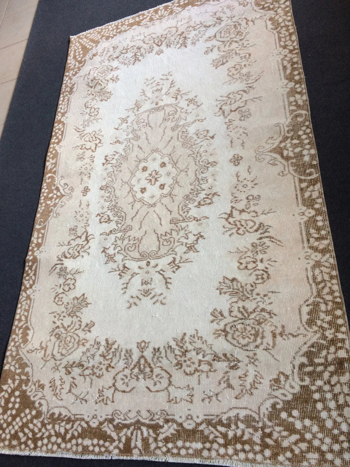 Rust Turkish Runner Rug 3' x 7' Hand-Knotted | No. WR82839