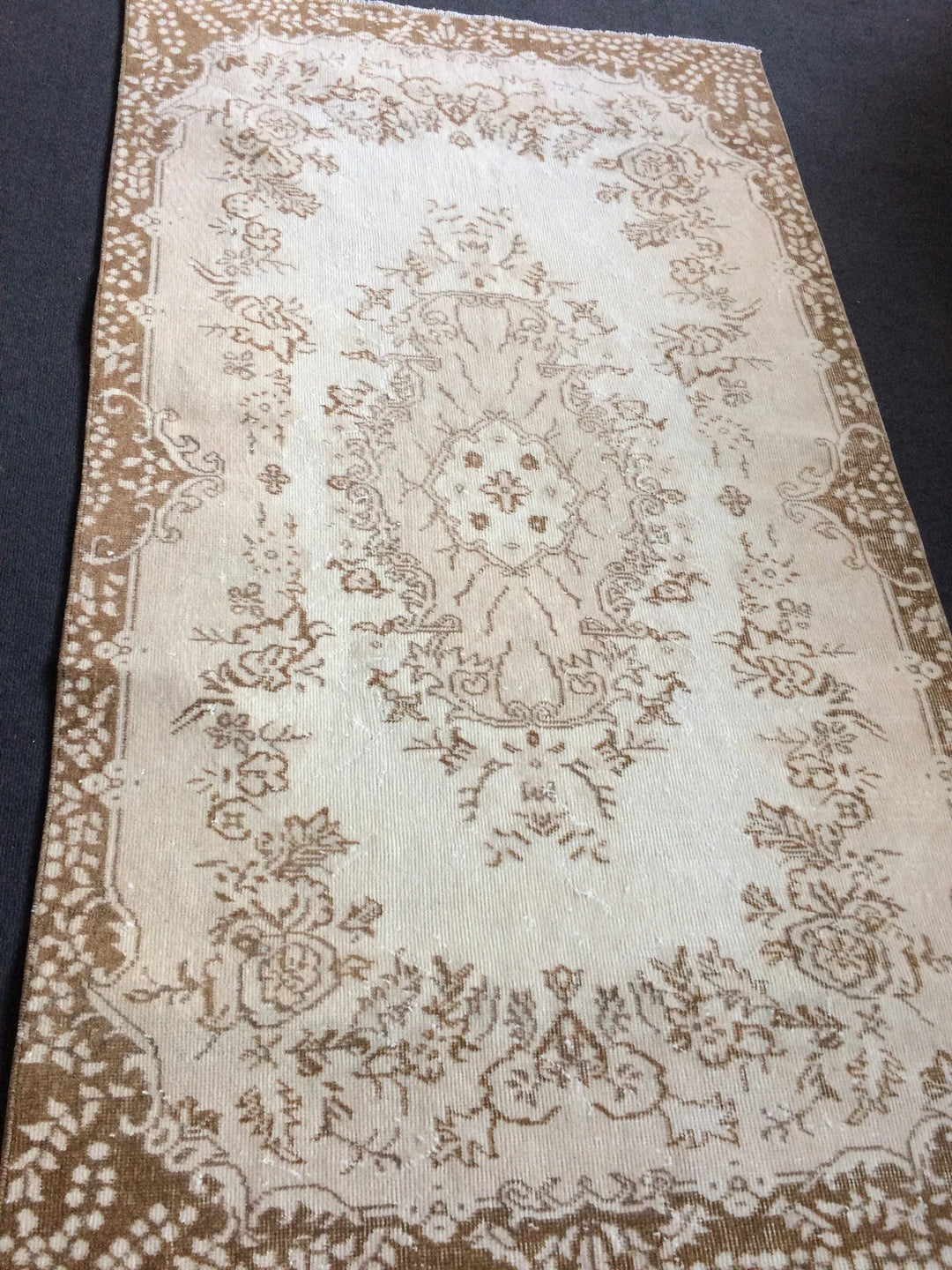 Rust Turkish Runner Rug 3' x 7' Hand-Knotted | No. WR82839