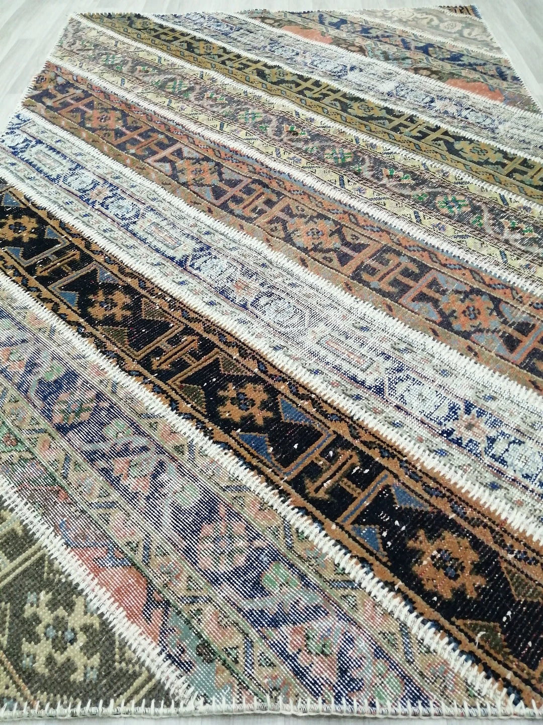 Rust Turkish Runner Rug 5' 3" x 7' 10" Hand-Knotted | No. WR83055