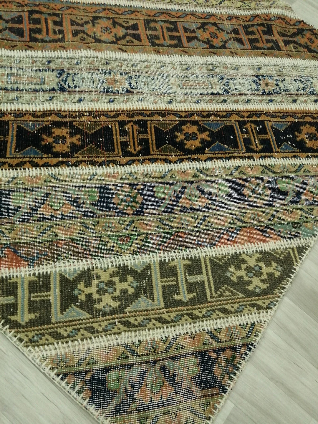 Rust Turkish Runner Rug 5' 3" x 7' 10" Hand-Knotted | No. WR83055