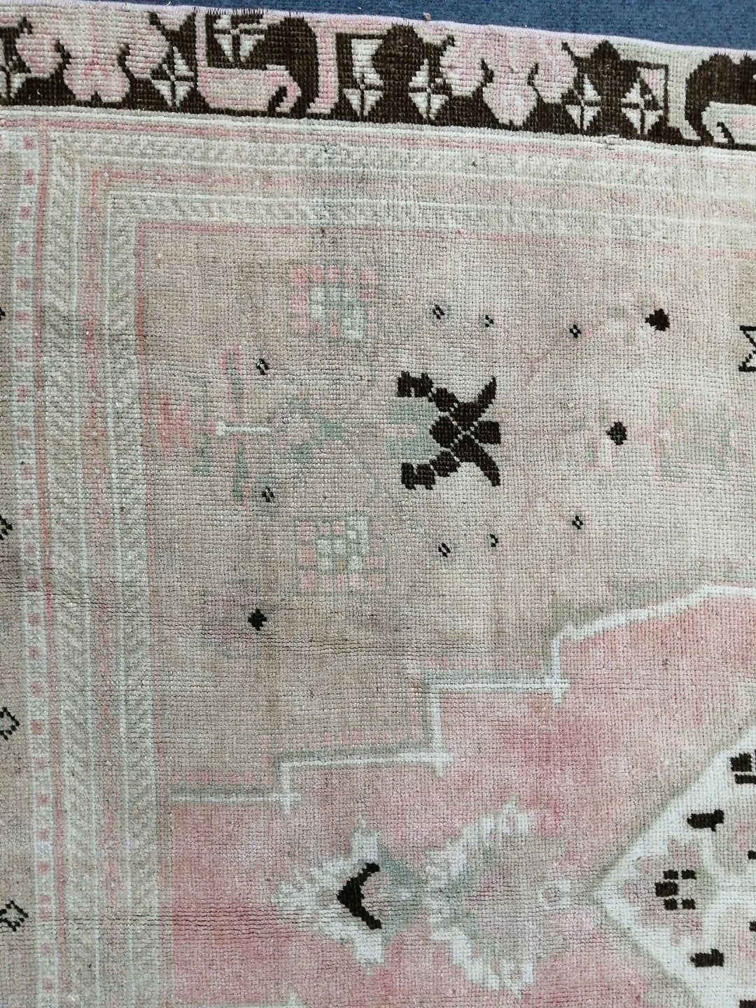 Pink Turkish Runner Rug 5' 2" x 12' Hand-Knotted | No. WR83116