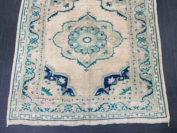 Rust Turkish Runner Rug 4' 8" x 11' 9" Hand-Knotted | No. WR83481