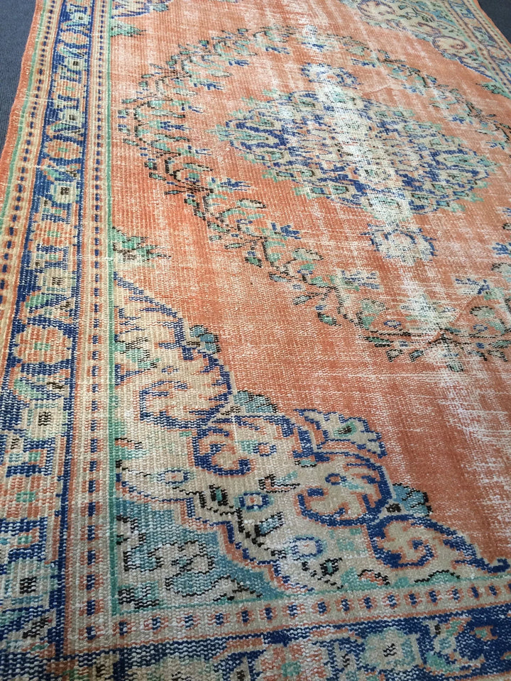 Turkish Oushak Rug 5'3" x 7'10" Hand-Knotted | No. WR83752