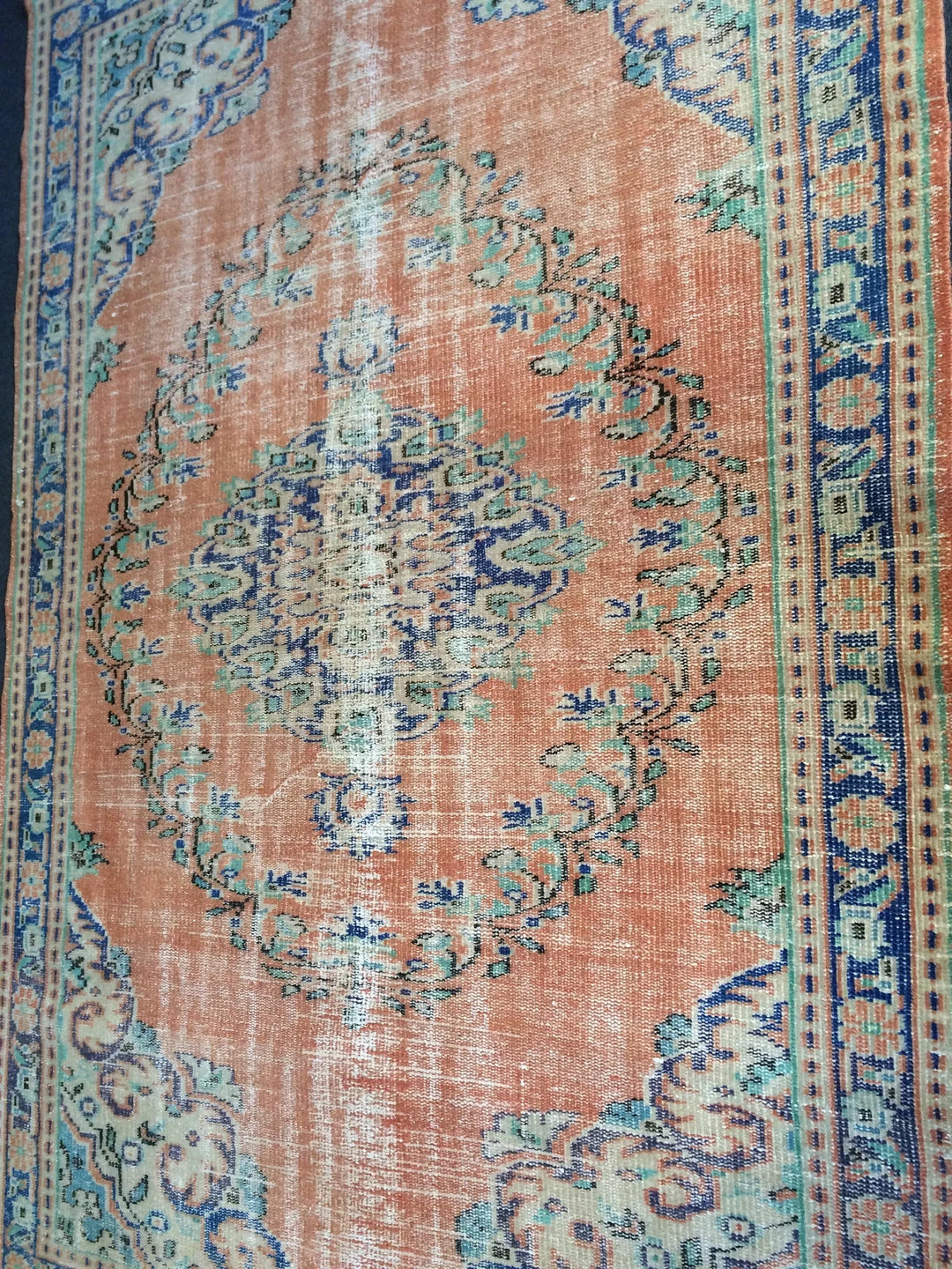 Turkish Oushak Rug 5'3" x 7'10" Hand-Knotted | No. WR83752