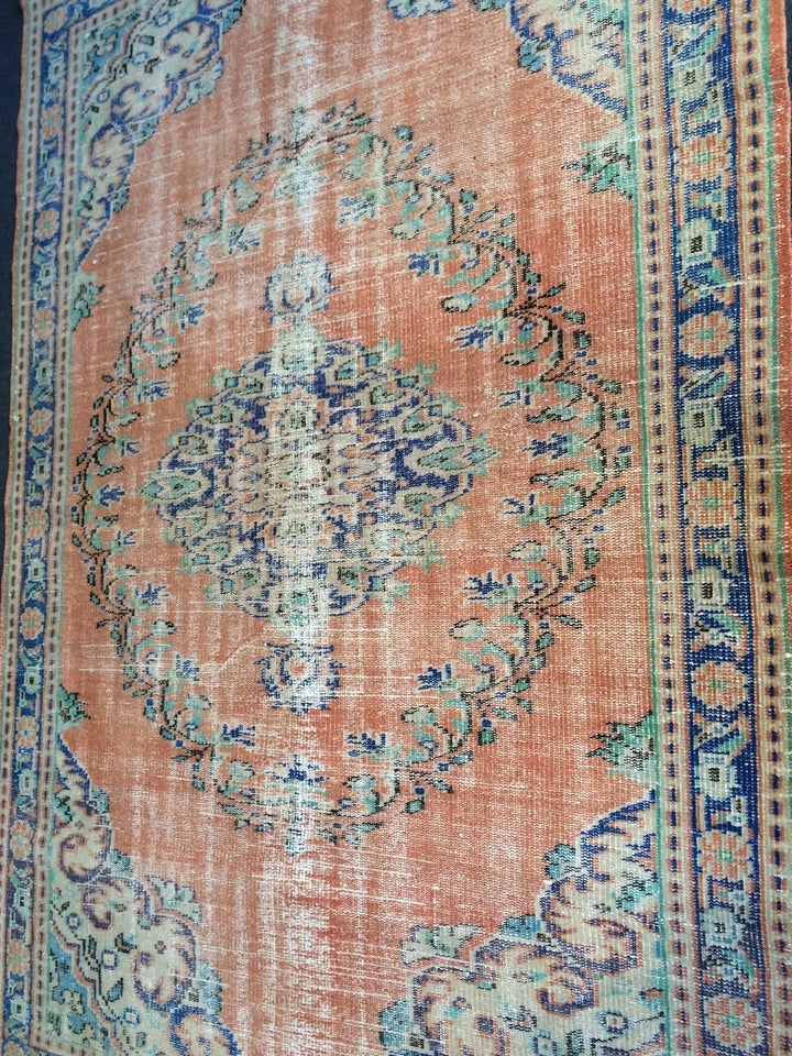 Turkish Oushak Rug 5'3" x 7'10" Hand-Knotted | No. WR83752