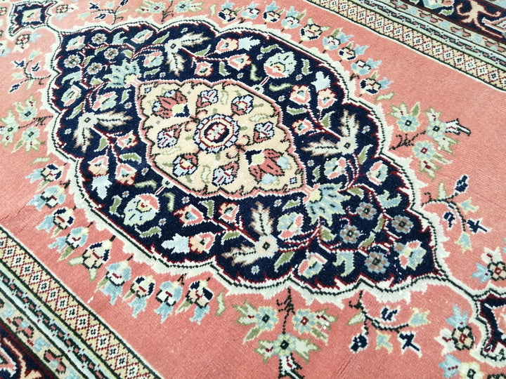 Pink Turkish Runner Rug 3' 3" x 14' 7" Hand-Knotted | No. WR85316