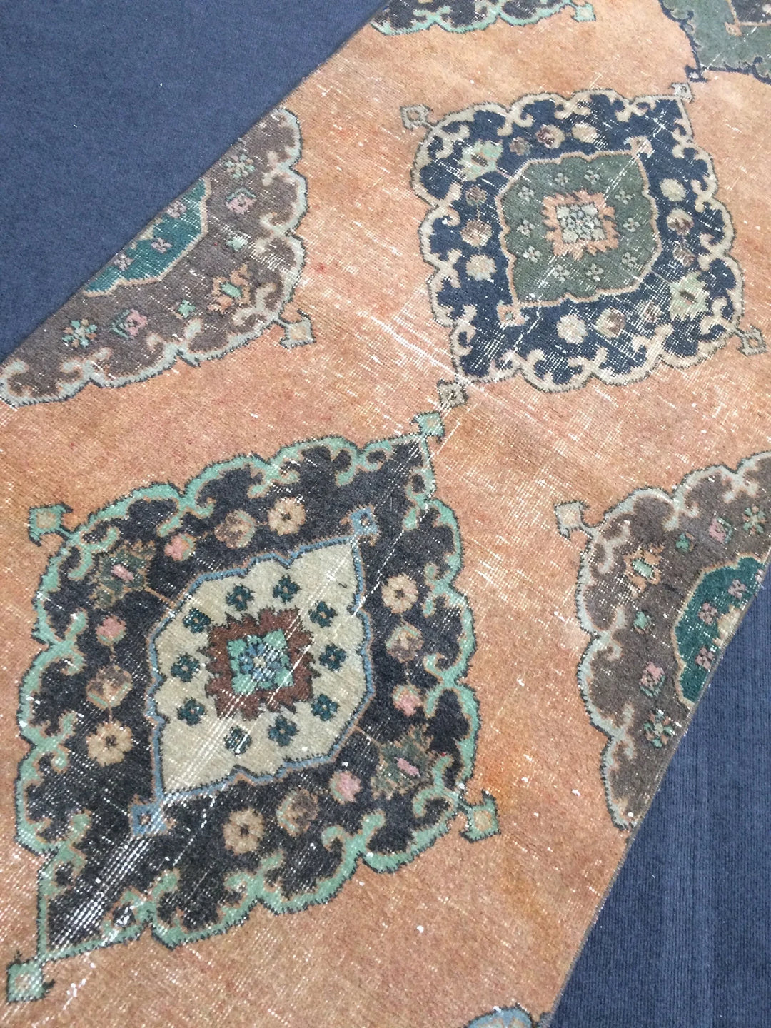 Turkish Runner Rug 3' x 13' 8" Hand-Knotted | No. WR85343