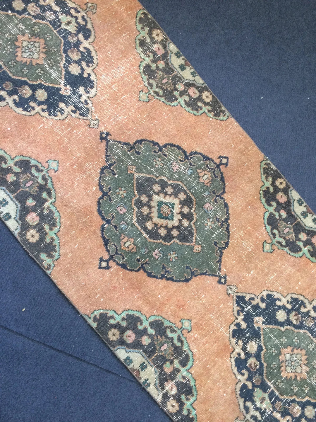Turkish Runner Rug 3' x 13' 8" Hand-Knotted | No. WR85343