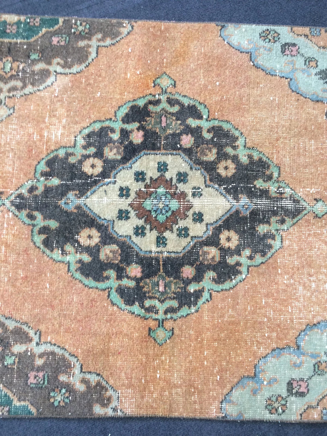 Turkish Runner Rug 3' x 13' 8" Hand-Knotted | No. WR85343