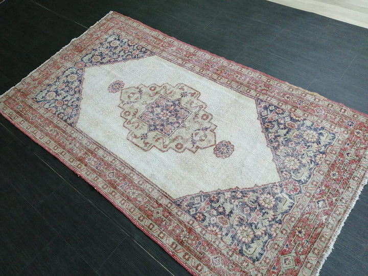 Rust Turkish Runner Rug 3' 10" x 6' 11" Hand-Knotted | No. WR86431