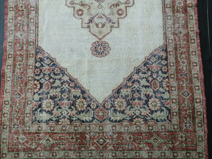 Rust Turkish Runner Rug 3' 10" x 6' 11" Hand-Knotted | No. WR86431