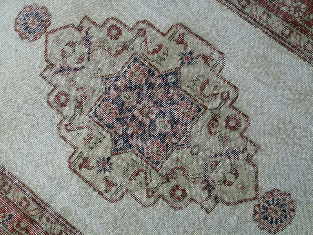 Rust Turkish Runner Rug 3' 10" x 6' 11" Hand-Knotted | No. WR86431