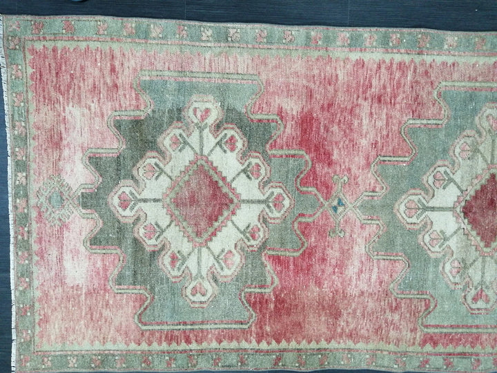 Turkish Runner Rug 3' 8" x 10' Hand-Knotted | No. WR86500