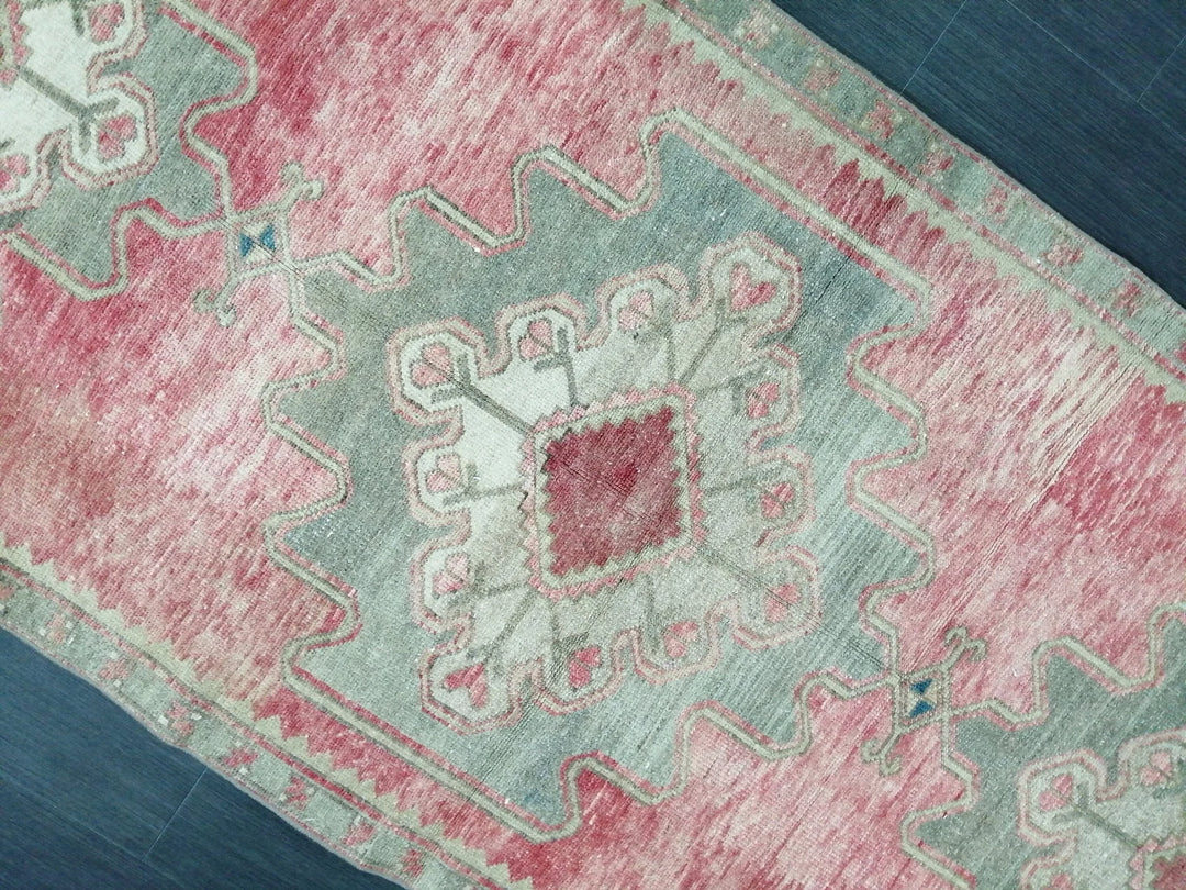 Turkish Runner Rug 3' 8" x 10' Hand-Knotted | No. WR86500