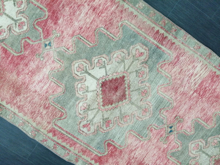Turkish Runner Rug 3' 8" x 10' Hand-Knotted | No. WR86500
