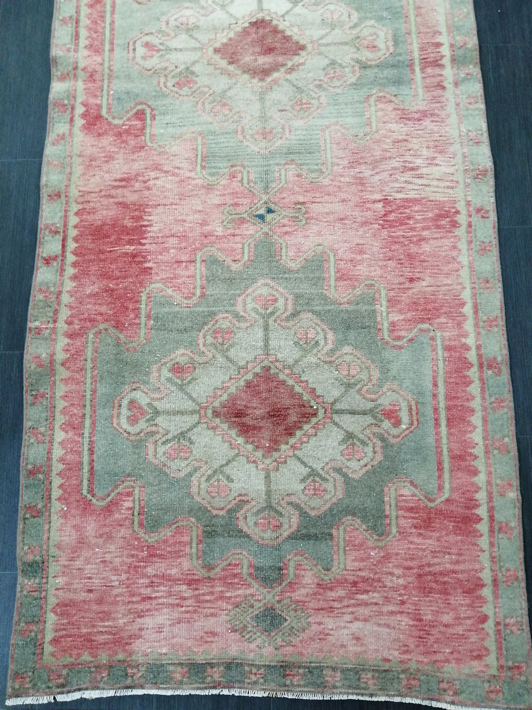 Turkish Runner Rug 3' 8" x 10' Hand-Knotted | No. WR86500