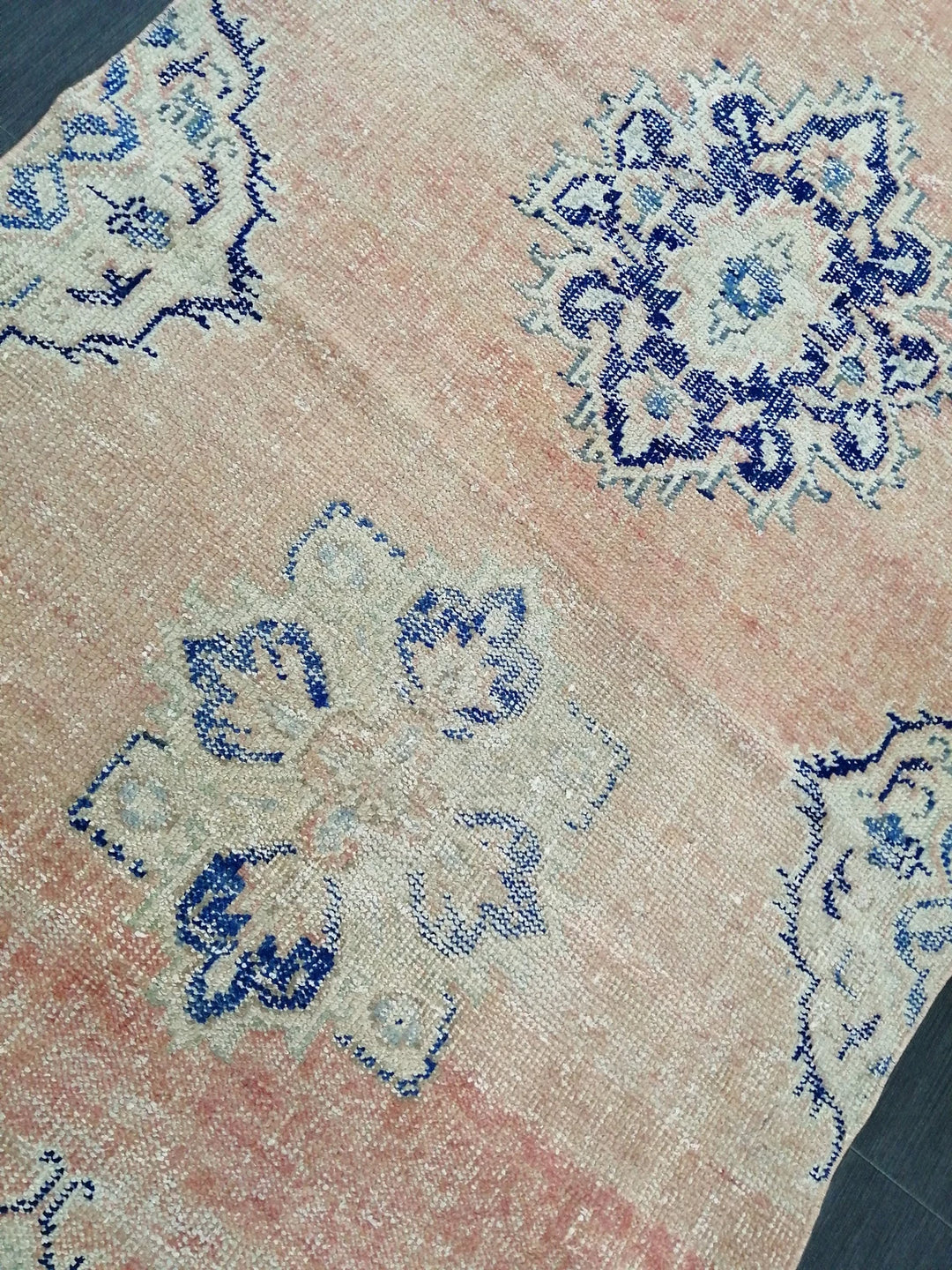 Rust Turkish Runner Rug 3' 5" x 12' Hand-Knotted | No. WR90018