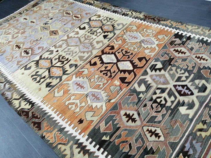 Rust Turkish Runner Rug 5' 9" x 9' 9" Hand-Knotted | No. WR90336