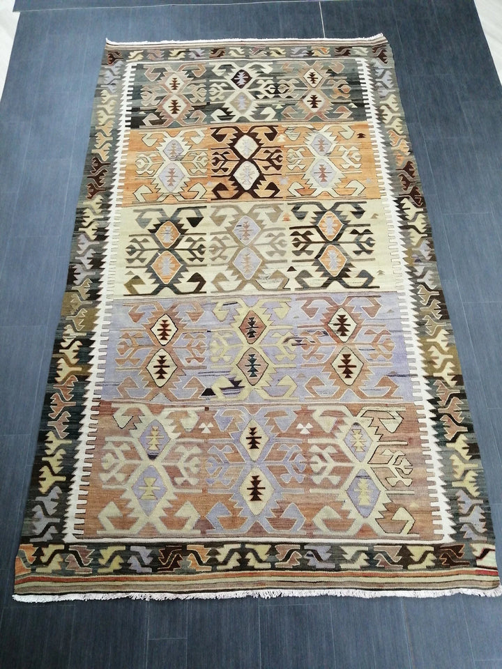 Rust Turkish Runner Rug 5' 9" x 9' 9" Hand-Knotted | No. WR90336
