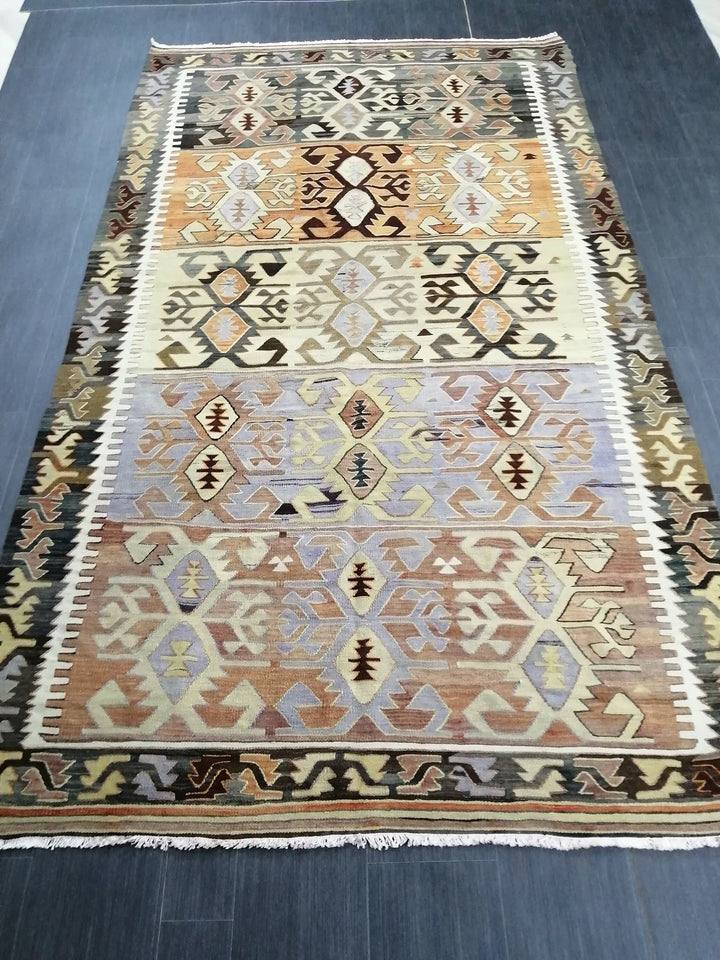 Rust Turkish Runner Rug 5' 9" x 9' 9" Hand-Knotted | No. WR90336