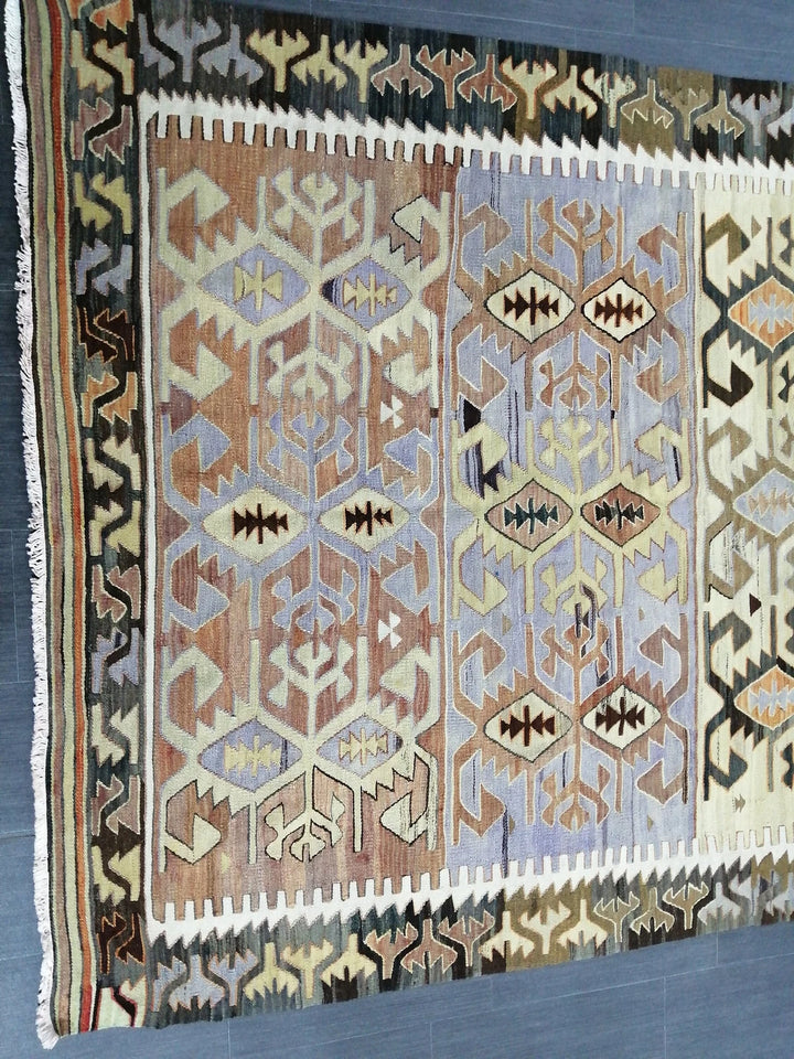 Rust Turkish Runner Rug 5' 9" x 9' 9" Hand-Knotted | No. WR90336