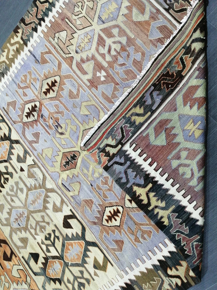 Rust Turkish Runner Rug 5' 9" x 9' 9" Hand-Knotted | No. WR90336