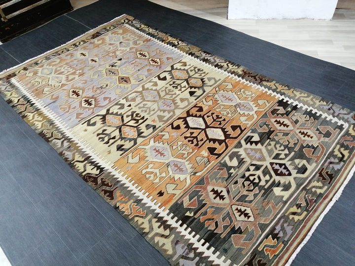 Rust Turkish Runner Rug 5' 9" x 9' 9" Hand-Knotted | No. WR90336