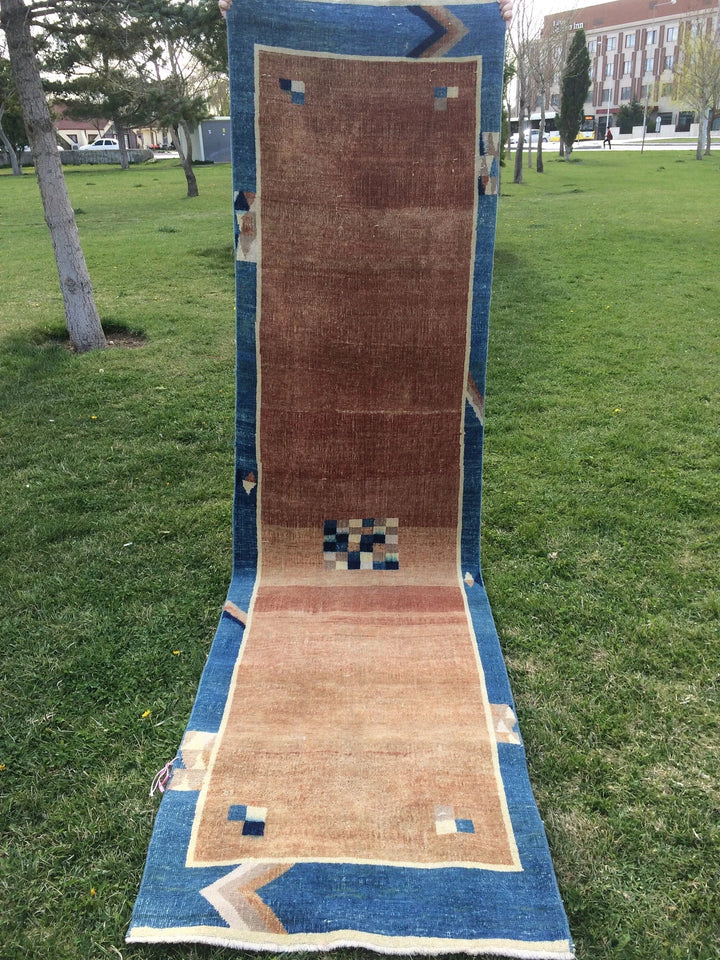 Turkish Oushak Rug 2'7" x 9'10" Hand-Knotted | No. WR90690