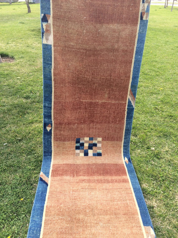 Turkish Oushak Rug 2'7" x 9'10" Hand-Knotted | No. WR90690