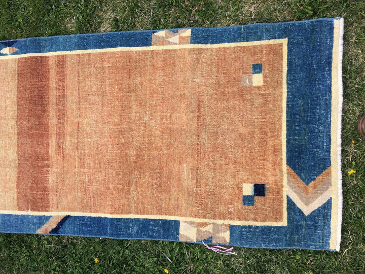 Turkish Oushak Rug 2'7" x 9'10" Hand-Knotted | No. WR90690