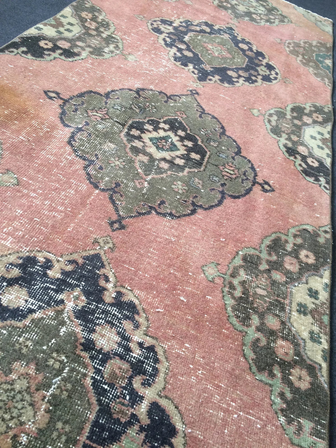 Turkish Runner Rug 3' 4" x 8' 7" Hand-Knotted | No. WR91098