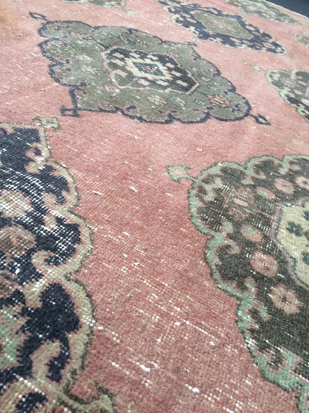 Turkish Runner Rug 3' 4" x 8' 7" Hand-Knotted | No. WR91098