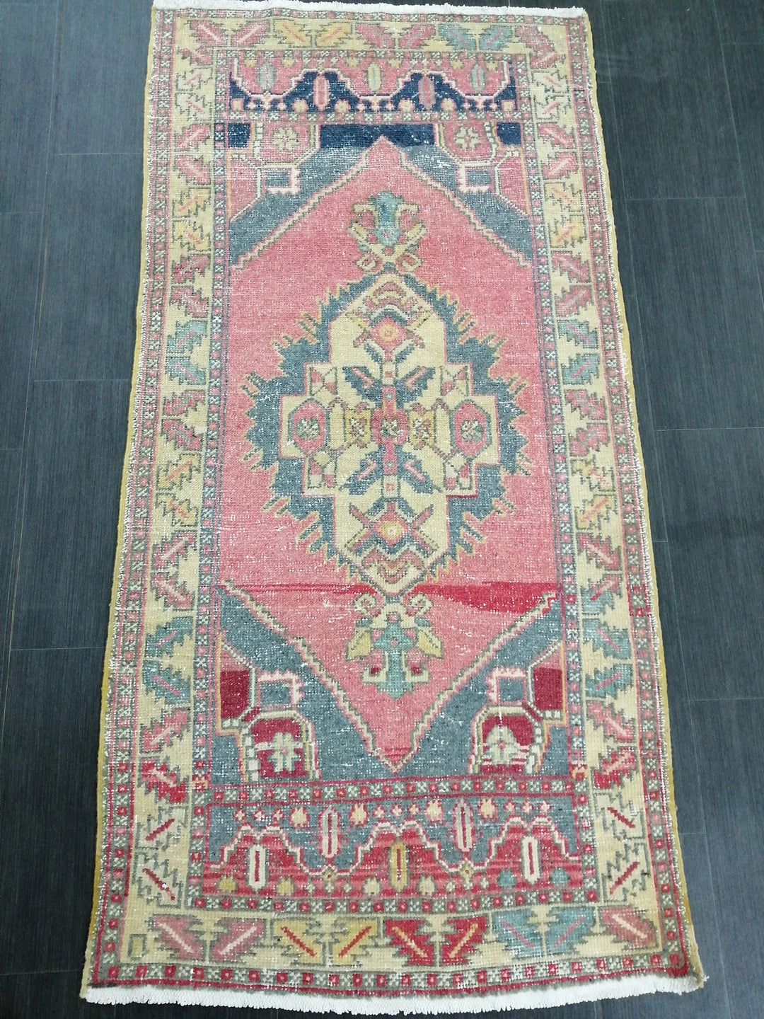 Rust Turkish Runner Rug 5' 1" x 7' 9" Hand-Knotted | No. WR91245