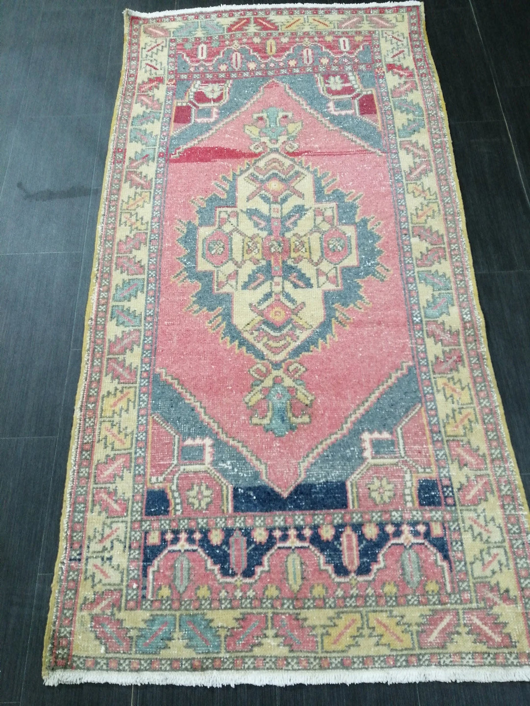 Rust Turkish Runner Rug 5' 1" x 7' 9" Hand-Knotted | No. WR91245