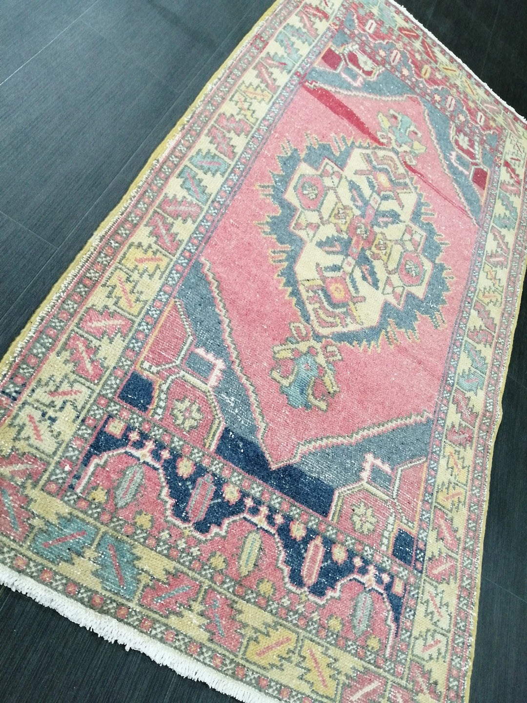 Rust Turkish Runner Rug 5' 1" x 7' 9" Hand-Knotted | No. WR91245