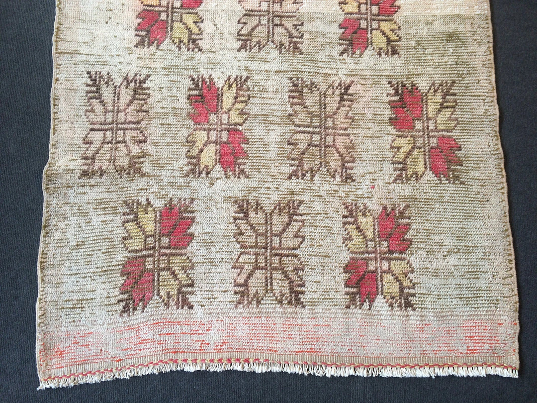 Turkish Oushak Rug 2'7" x 9'11" Hand-Knotted | No. WR91822