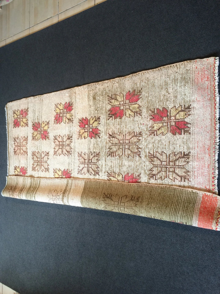 Turkish Oushak Rug 2'7" x 9'11" Hand-Knotted | No. WR91822