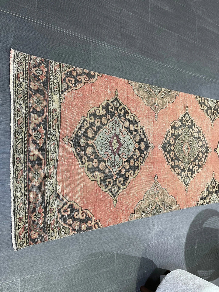 Turkish Runner Rug 2' 9" x 11' 6" Hand-Knotted | No. WR92034