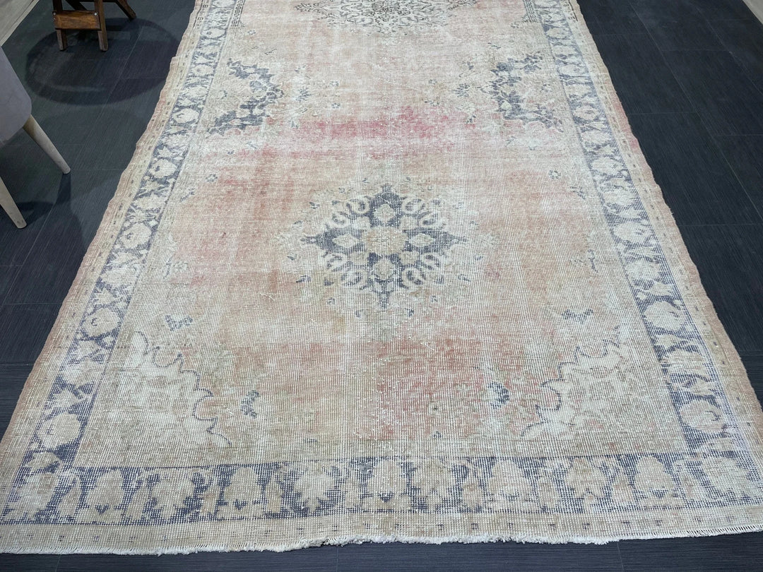 Tan Turkish Runner Rug 5' x 13' 1" Hand-Knotted | No. WR92442