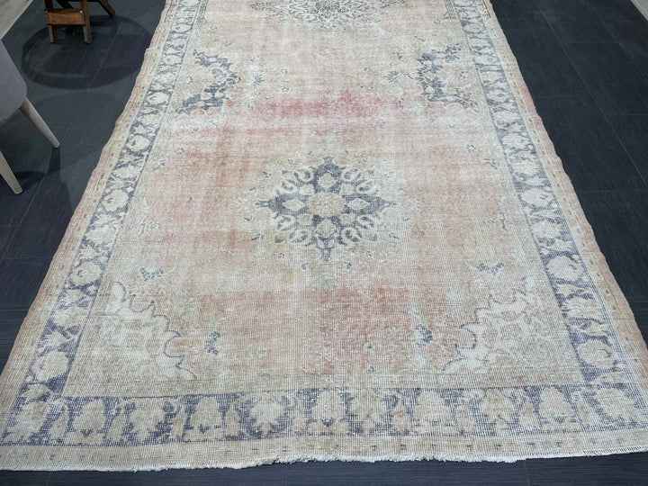 Tan Turkish Runner Rug 5' x 13' 1" Hand-Knotted | No. WR92442