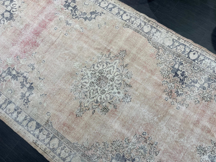Tan Turkish Runner Rug 5' x 13' 1" Hand-Knotted | No. WR92442