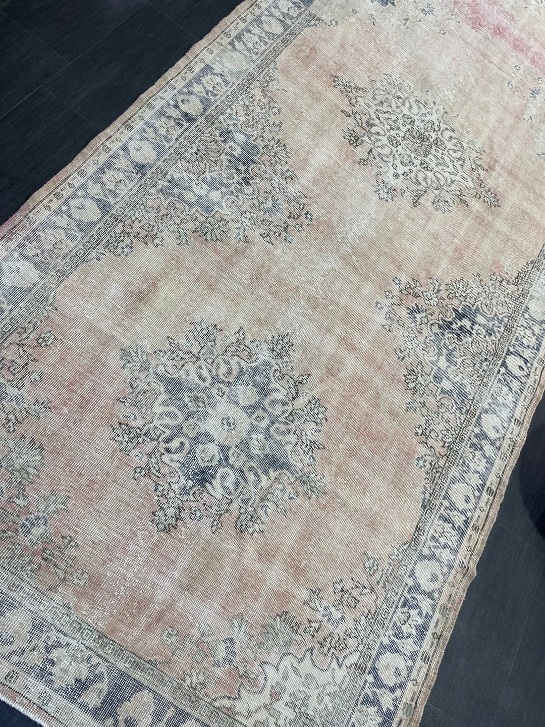 Tan Turkish Runner Rug 5' x 13' 1" Hand-Knotted | No. WR92442