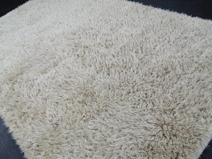 Tan Turkish Vintage Rug 5' x 7' 11" Hand-Knotted | No. WR92892