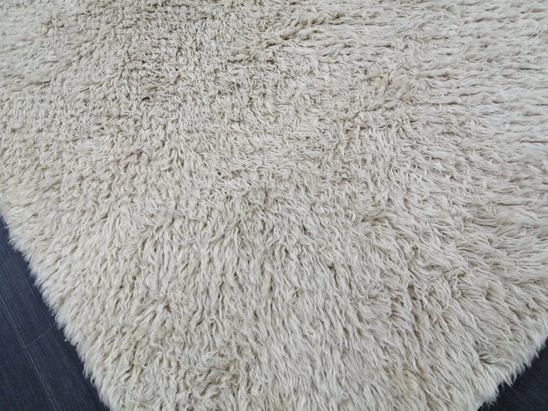 Tan Turkish Vintage Rug 5' x 7' 11" Hand-Knotted | No. WR92892