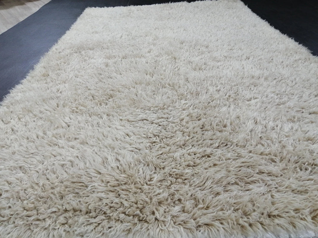 Tan Turkish Vintage Rug 5' x 7' 11" Hand-Knotted | No. WR92892