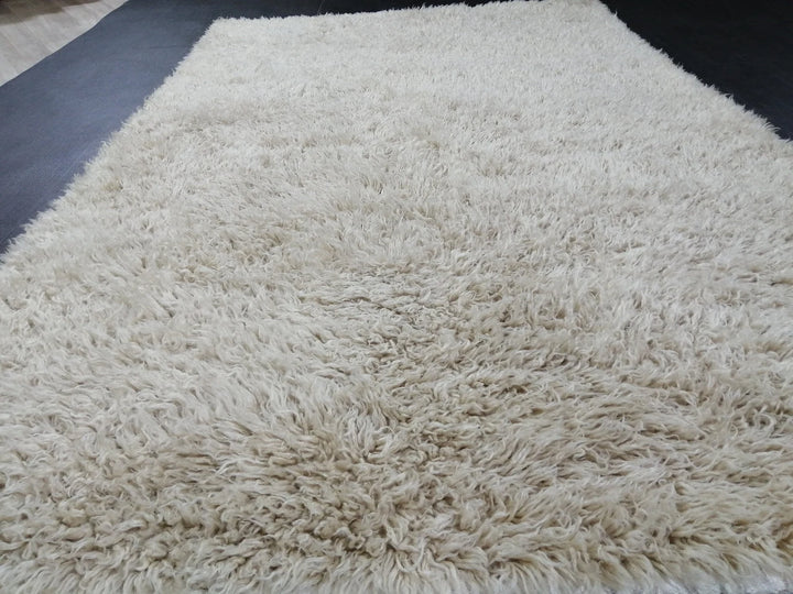 Tan Turkish Vintage Rug 5' x 7' 11" Hand-Knotted | No. WR92892