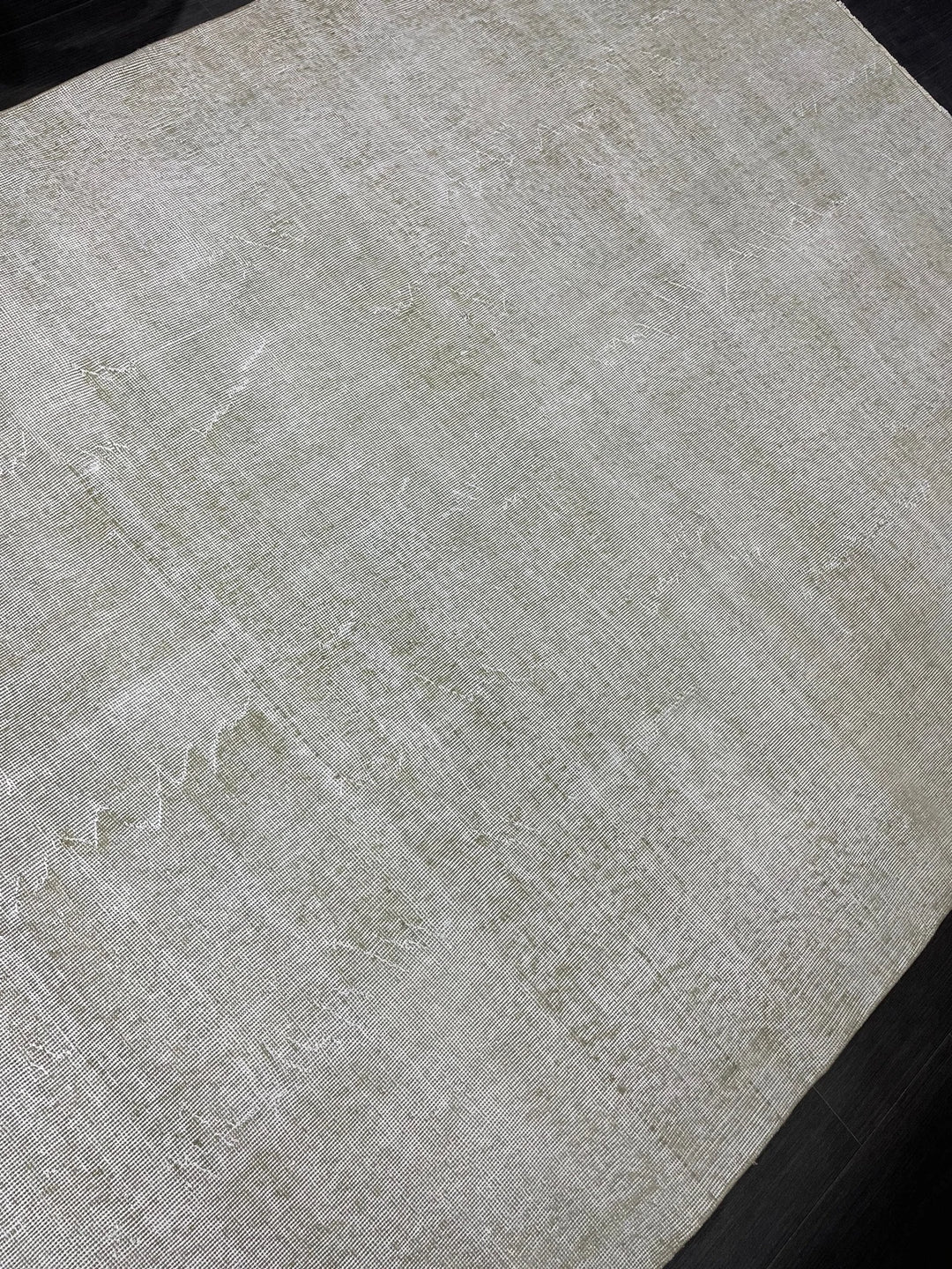 Beige Turkish Runner Rug 6' 4" x 8' 6" Hand-Knotted | No. WR93049