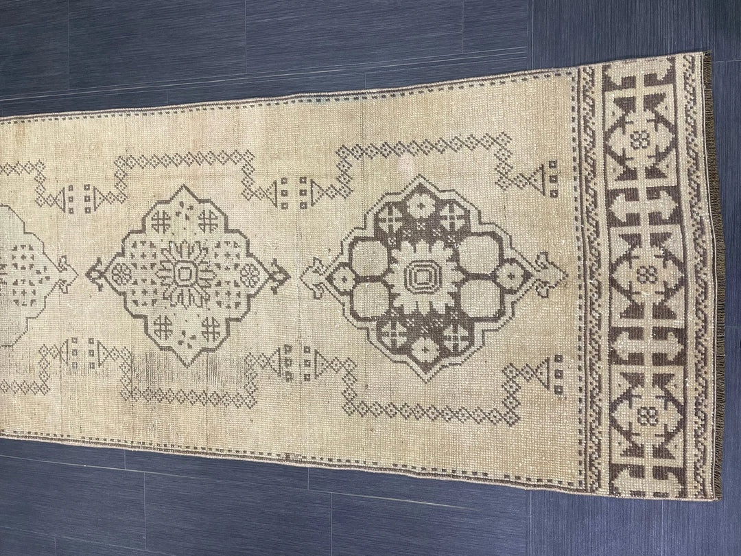 Turkish Runner Rug 2' 9" x 11' 8" Hand-Knotted | No. WR93183